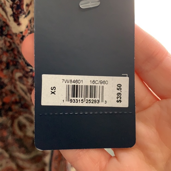 NWT Lucky Brand short sleeve blouse - Picture 3 of 4